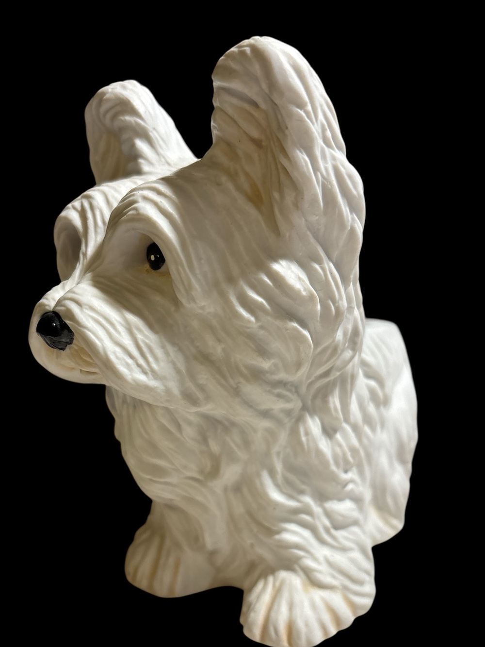 White Terrier Dog Westie Planter, Fine Porcelain 6" Tall Collectible. Vintage - Picture 6 of 8